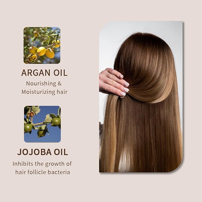 Complete Moisturizing Protein Brazilian Ultimate Hair Repair Kit- Salon‑Quality Enriched with Argan, Keratin, Collagen & Jojoba. Frizz Control, Revive Silky Hair. (Care Ampoules 1box) - Image 3